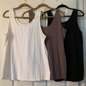 Maurices Camisoles in white, black and purple